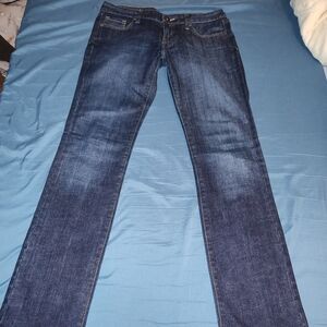 X2 Women's Dark Blue Low Rise Waist Tall Girl Friendly Jeans